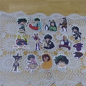 Anime Stickers for computer, scrapbook, crafts, locker, etc.